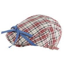 Béret pour filles fait à la main,-Style noeud papillon rouge