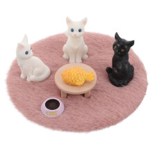 Conjunto De Miniaturas De Gatinhos Para De Bonecas