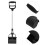 1Pc Pet Waste Picker Durable Plastic Pooper Scooper for Outdoor Use 3