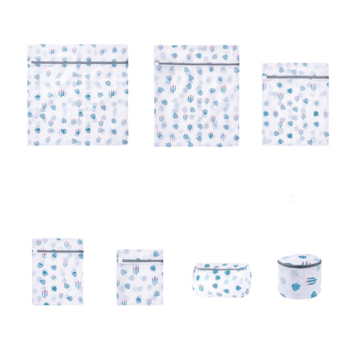 Washing Machine Safe Mesh Bag Thickened Zippered Laundry-cactus