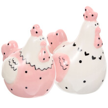 2Pcs Frasco Decorativo Para Temperos, Cerâmica Grau Alimentício