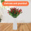 Buquê Artificial De Pimenta Vermelha 4 Unidades Para Decoração 7