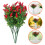 Buquê Artificial De Pimenta Vermelha 4 Unidades Para Decoração 10
