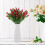 Buquê Artificial De Pimenta Vermelha 4 Unidades Para Decoração 4
