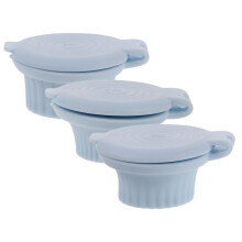 3Pcs Kit Inversão Frascos Tampa Flip It Para Gel Xampu Condimentos