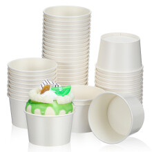 100 Unidades 3 Oz Taças Descartáveis Para Sobremesa E