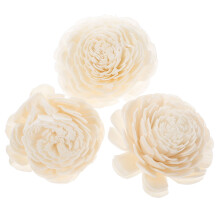 3Pcs Emulação Planta Flor Decoração Casa
