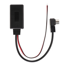 Adattatore cavo Bluetooth 5.0 AUX 4Alpine Systems, cavo per autoradio retrocompatibile con supporto per decodifica WMA, WAV e FLAC, connessione
