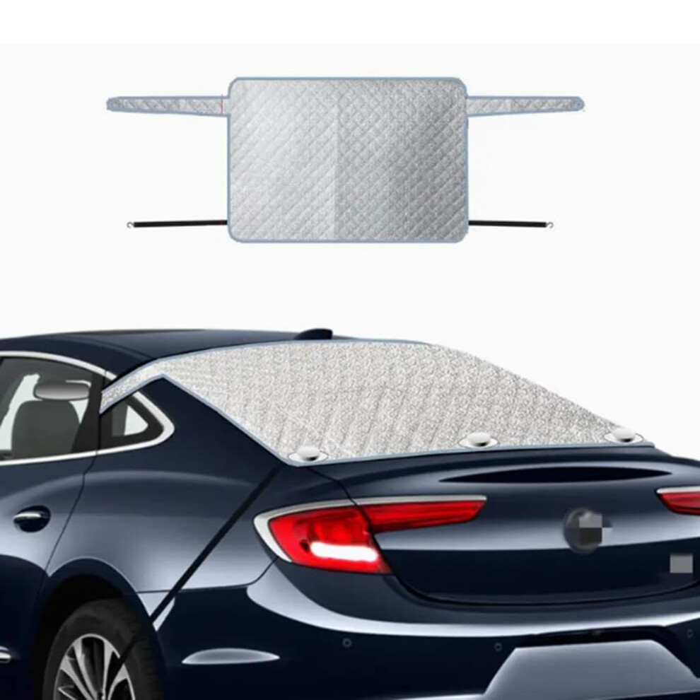 Car Rear Windshield Snow Cover With Magnetic Lock For Vw Polo 20182025, 140X80cm Winter Ice Protection 9365049481397