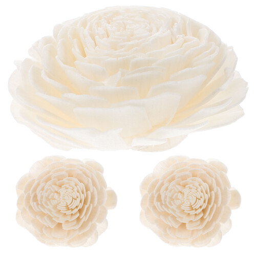 3Pcs Emulação Planta Flor Decoração Casa 2