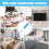 Extendable Microfiber Duster with Telescopic Adjustable Handle, Washable Brush for Home and Office Cleaning, Sky Blue 4