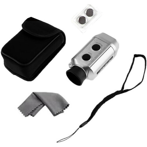 Golf Range Finder 7X Magnification Golf Range Finder Devices Distance Measure Rangefinder Silver 2
