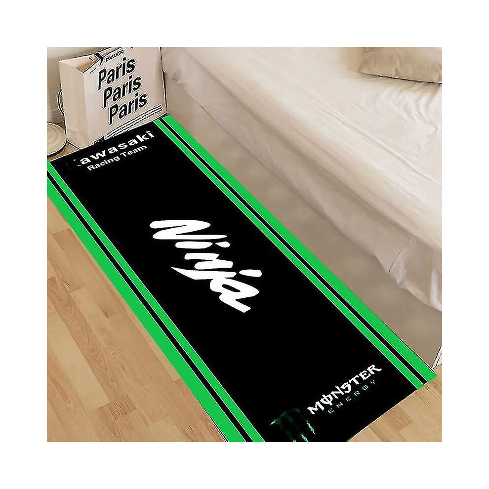 Motorcycle Mat For Garage Floor, Premium Absorbent Oil Pad And Reusable Design Washable Rubber Parking Rug, Protects Floor From Spills Drips Stains, N 9453559855125