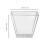 100 Stks 60 Ml Transparante Ps Hard Plastic Trapezium Dessertbeker 2