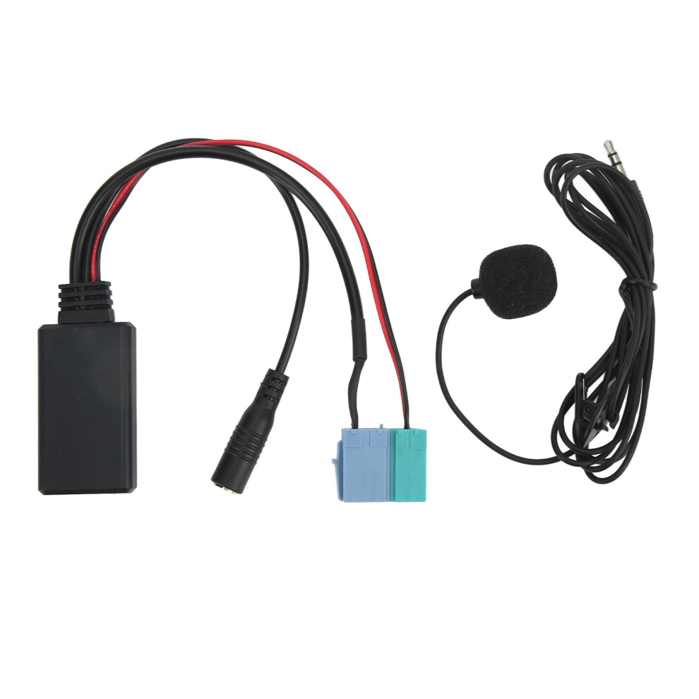 Car Bluetooth Adapter 4 Fiat Bravo 2007 Up, Wiring Harnesses W/ Plug-&-Play Design 6Pin & 8Pin Aux In Adapter W/ Microphone 4 Visteon Cd Mp3 Radio 9139052768383
