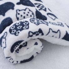 Cozy Calming Cat Blanket, Ultra Soft Dog/Cat Bed Mat 24x16in, Cute Print Warm Pet Mat for Indoor Cats and Dogs