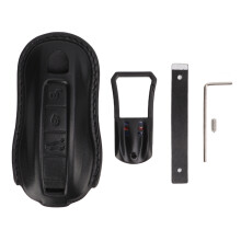 Capac elegant pentru cheie cu accente metalice - Compatibilitate perfectă pentru Porsche Cayenne, 911, Panamera, Taycan - Prevenirea zgârieturilor