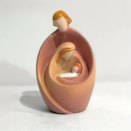 Abstracte kerststal figuren harsen standbeeld heilige-Bstijl 2