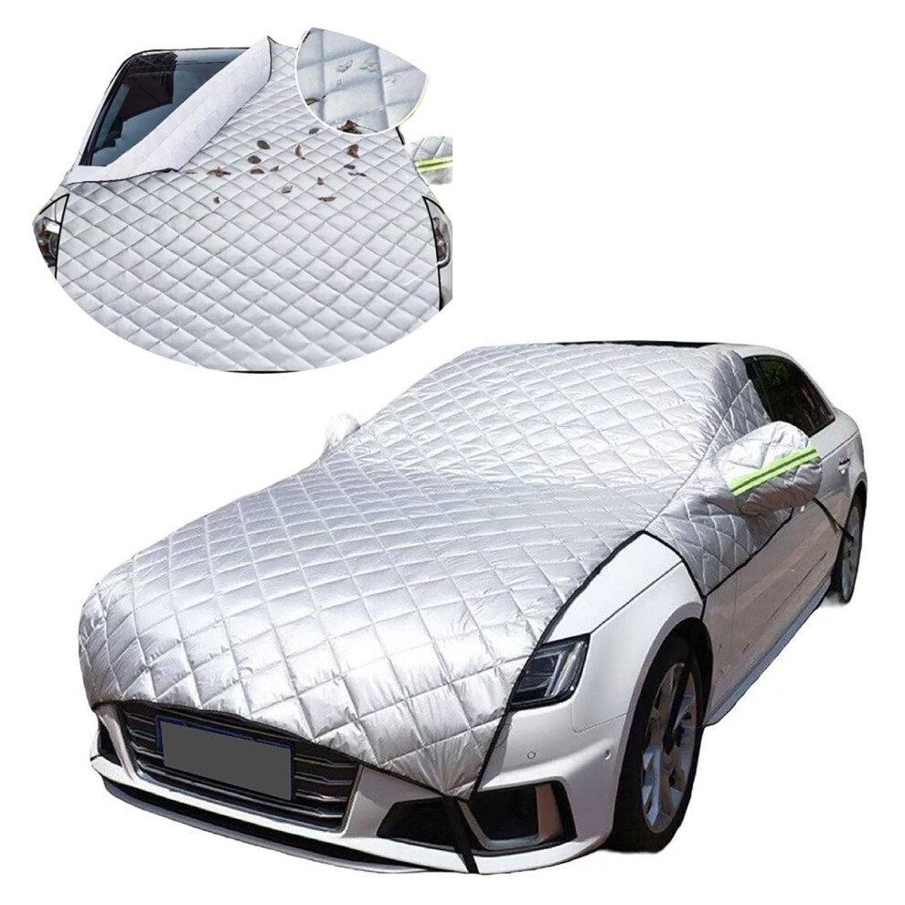 Car Windscreen Cover For Vw Transporter T6 Panel Van, Waterresistant Ice And Snow Shield, Side Windows And Mirror Protection 9365049481694