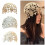 Pull bonnets chapeau mode tricot chapeau fille-Perles blanches 7
