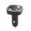 Fm Transmitter Bluetooth Car Adapter w/ Handsfree Functionality, Quick Charge Dual Usb Ports & Led Lighting, Noise Suppression Microphone Ensures 1