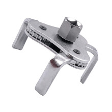 Oil Filter Wrench Adjustable Three Jaw Secure Grip RustResistant Steel for Tight Spaces Car