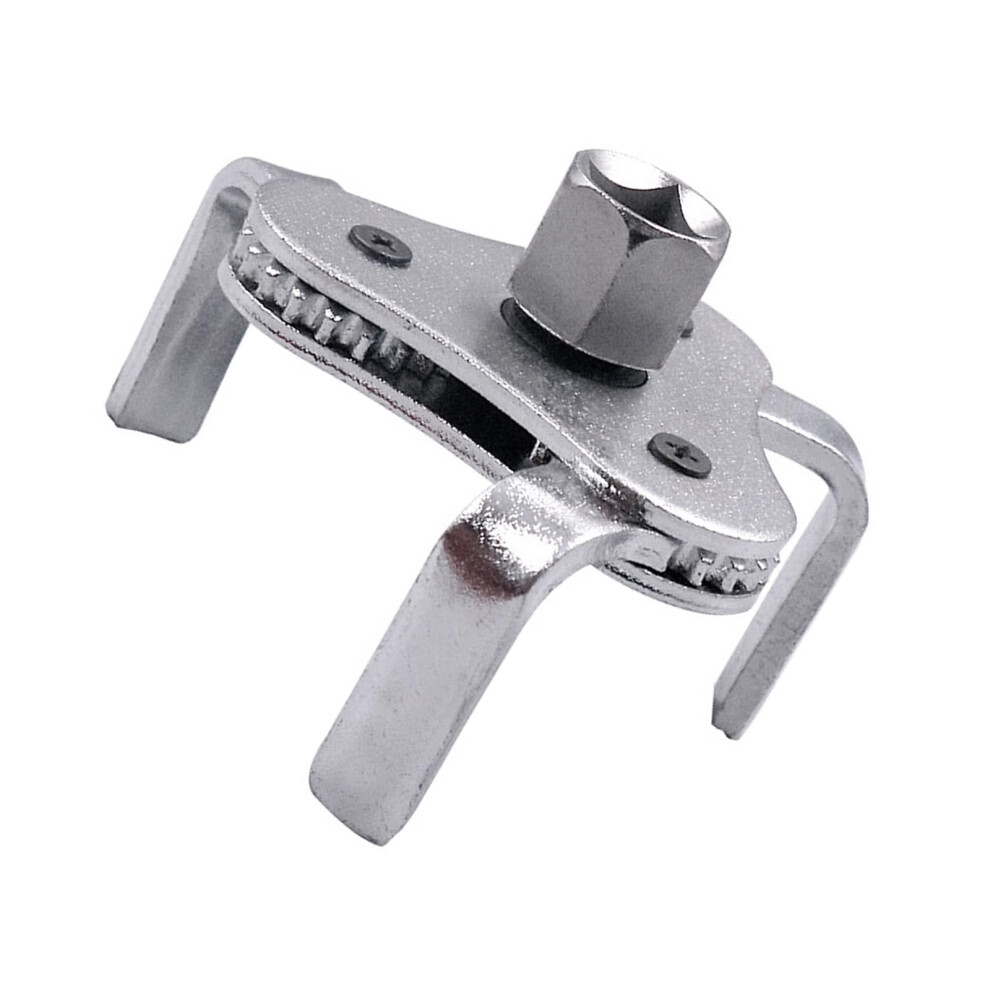 Oil Filter Wrench Adjustable Three Jaw Secure Grip Rustresistant Steel For Tight Spaces Car Black 9365049479943