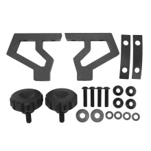 Wagenheberhalterung für Jeep Wrangler JK (2007–2018), rostbeständig, mit strukturierter, schwarzer Pulverbeschichtung für hervorragende