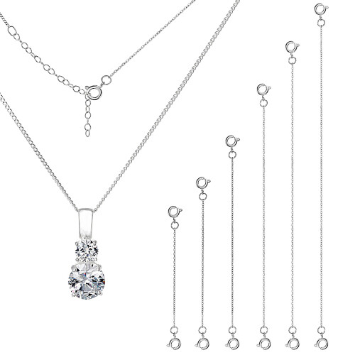 6 Pezzi Estensore Collana Bracciale, Estensibili Per Gioielli 2