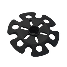 6Pcs Climbing Accessory Kit Black Weather-Resistant Trekking Pole Gear
