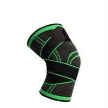 Compression Knee Brace for Sports  Elastic Support Pad, Size S, Green for Volleyball, Basketball, Cycling