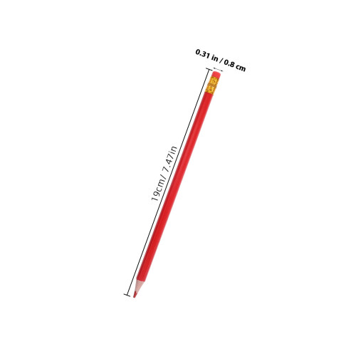 12 Pcs Red Erasable Colored Pencils With Erasers For Drafting 1
