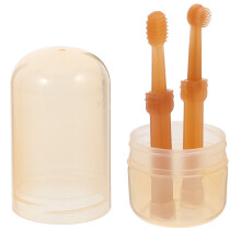 1 Set Cat Dog Tooth Brushing Kit Silicone Toothbrush
