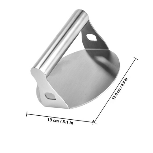 Home Pressing Meat Tool Burger Patty Maker Silver 1pack 1