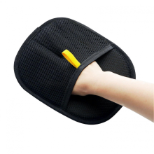 Guante antiestático para quitar pelos de mascotas. Elimina suavemente el pelo de mascotas, muebles, ropa y telas.