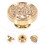 1Koper Stempel Met Retro Kerstpatroon Goud 5