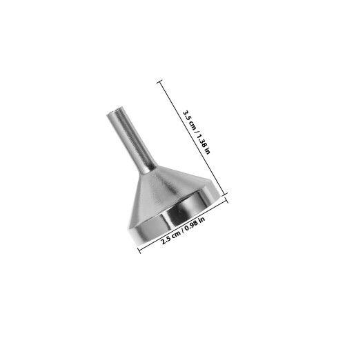 Conjunto De Miniatura Metal Com Conta-Gotas Para Frascos 1