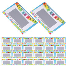 100Pcs Handmade Blank Scratch Tickets Kit Diy Game For Party Favors
