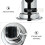 Staffa Doccia in Silicone E ABS Argento Per Doccia Portatile 7