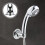 Staffa Doccia in Silicone E ABS Argento Per Doccia Portatile 5