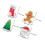 4Pcs Christmas Dishwashing Sponges, Reusable Thick Kitchen Scrubbers 2