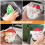 4Pcs Christmas Dishwashing Sponges, Reusable Thick Kitchen Scrubbers 8