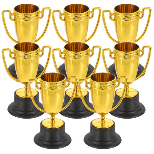 8 Mini Trofei Dorati Per Ricompense Scolastiche 2