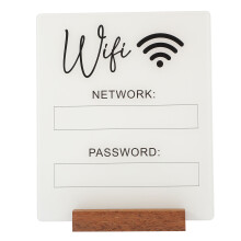 Wifi Password Sign In Acrilico