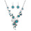 Conjunto Colar E Estilo Boho Com Turquesa 6