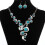Conjunto Colar E Estilo Boho Com Turquesa 4