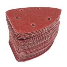 Sanding Sheets 10 Pcs 5Hole SelfAdhesive Triangle Sander Discs 180 Grit Polishing