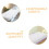 100Pcs Breathable Disposable White Bed Sheets for Home Spa and Massage 8