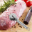 1 Afiador De Carne Aço Inoxidável Com 5 6