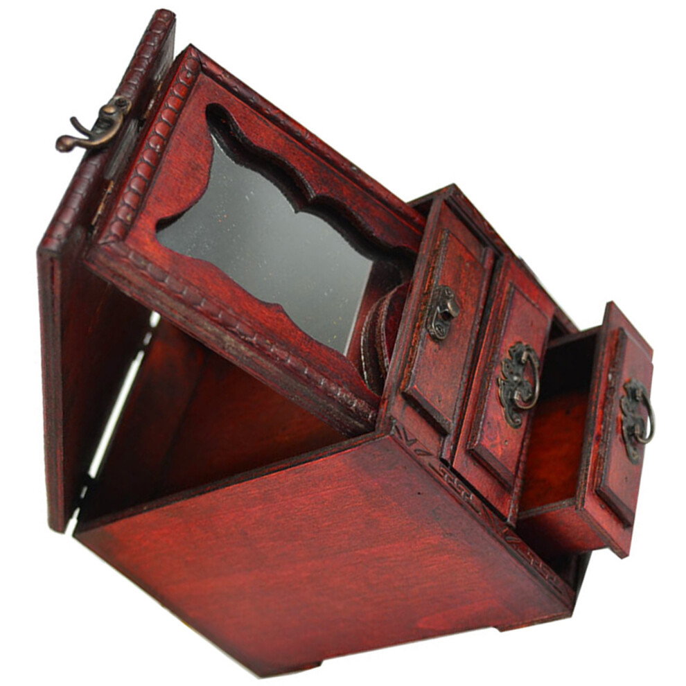 Skrzyneczka Na BiżUterię Z W ChińSkim Stylu Z Lustrem-image